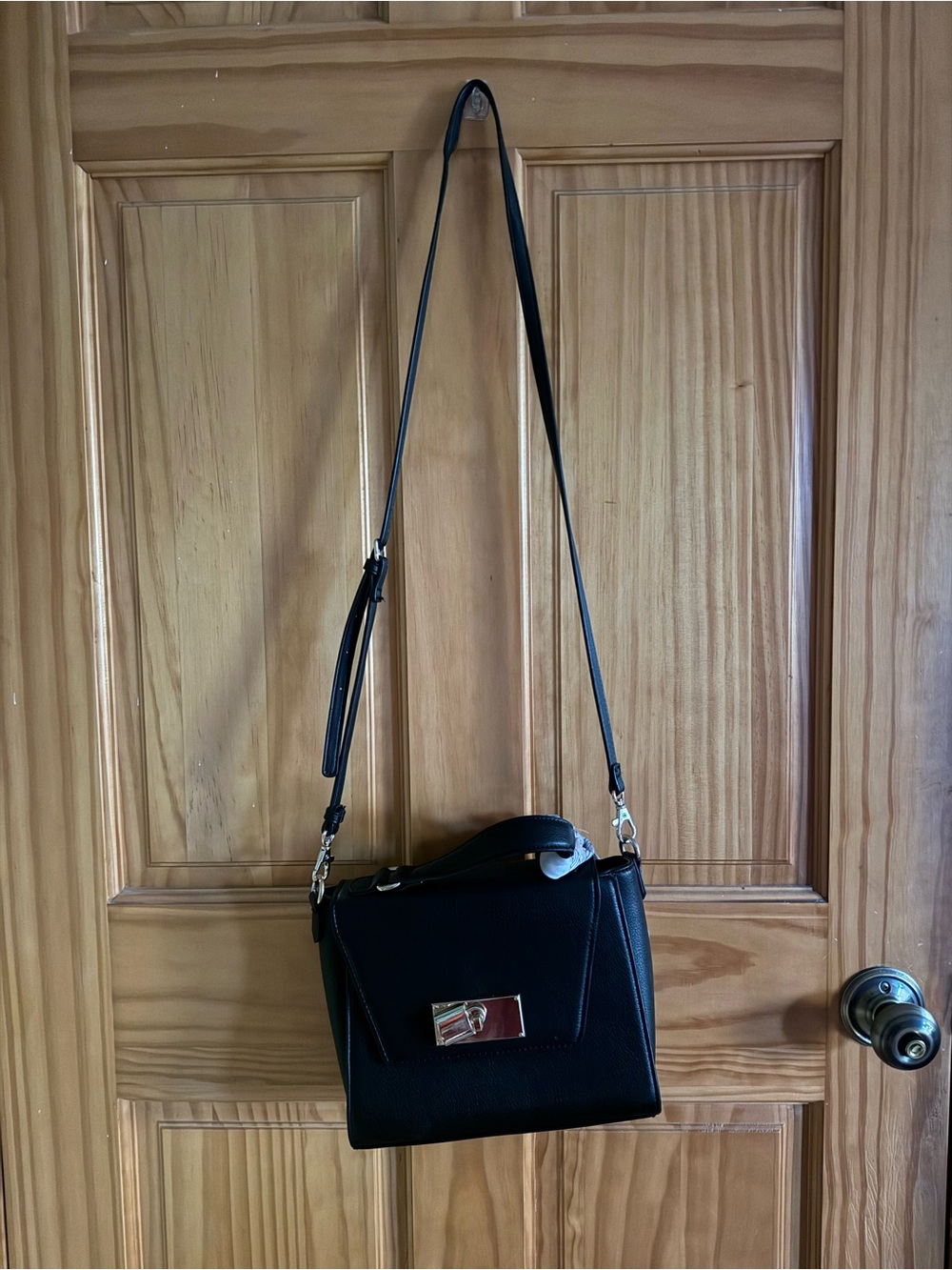 Black Aldo Handbag with scarf